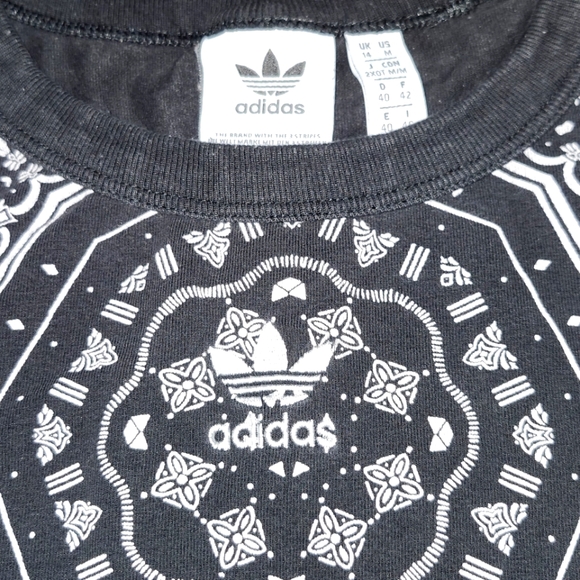 Adidas Black Crop T-shirt - Picture 4 of 5